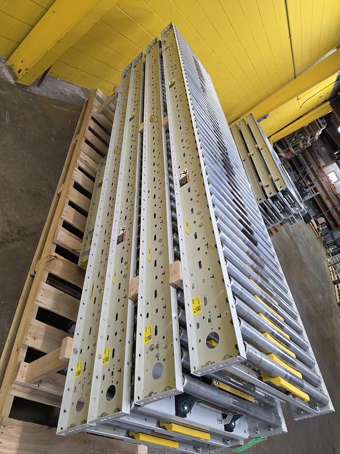 Used Hytrol ABLR Live Roller Conveyor 30" x 48' (#673)