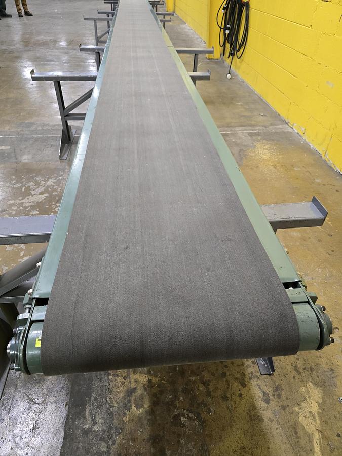 Used Hytrol TA Slider Bed Belt Conveyor 24" x 50' (#460)
