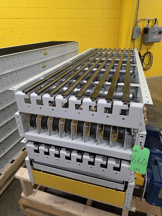Used 2020 Hytrol PROSORT MRT 30" X 100' Narrow Belt Sortation Conveyor with 7 Diverts & Spurs (#660)