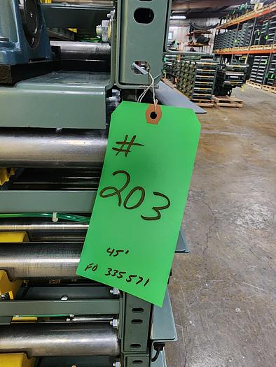 Used Hytrol ABEZ Zero Pressure Accumulation Roller Conveyor 24" x 45' (#203)