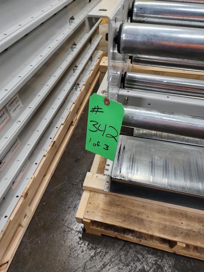Used Intelligrated Roller Bed Belt Conveyor 28" x 192'10" (#342)