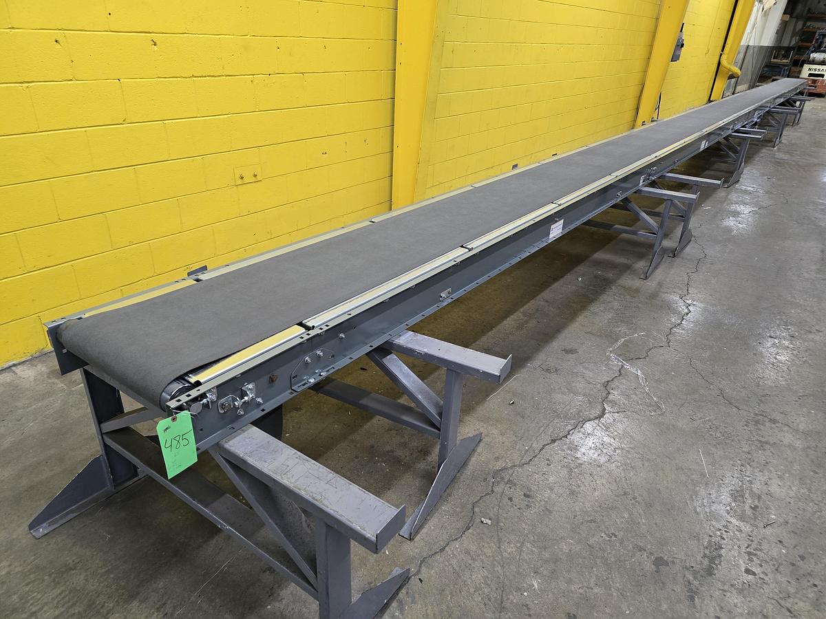 Used Intelligrated Slider Bed Belt Conveyor 24.5" x 63' (#485)