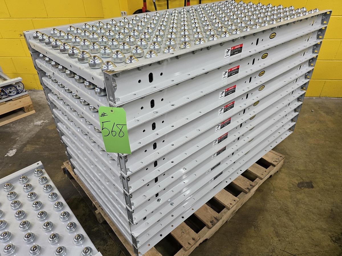Used Hytrol Roller Ball Transfer Table Conveyor 30" x 60" (#567)
