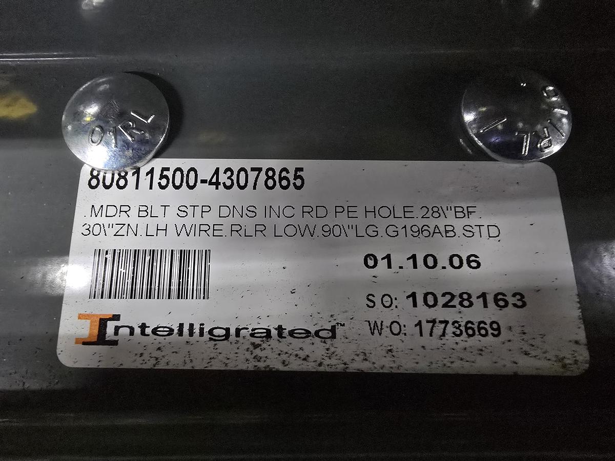 Used Intelligrated 28"bf x 35' MDR Belted Zero Pressure Incline Conveyor (#430)