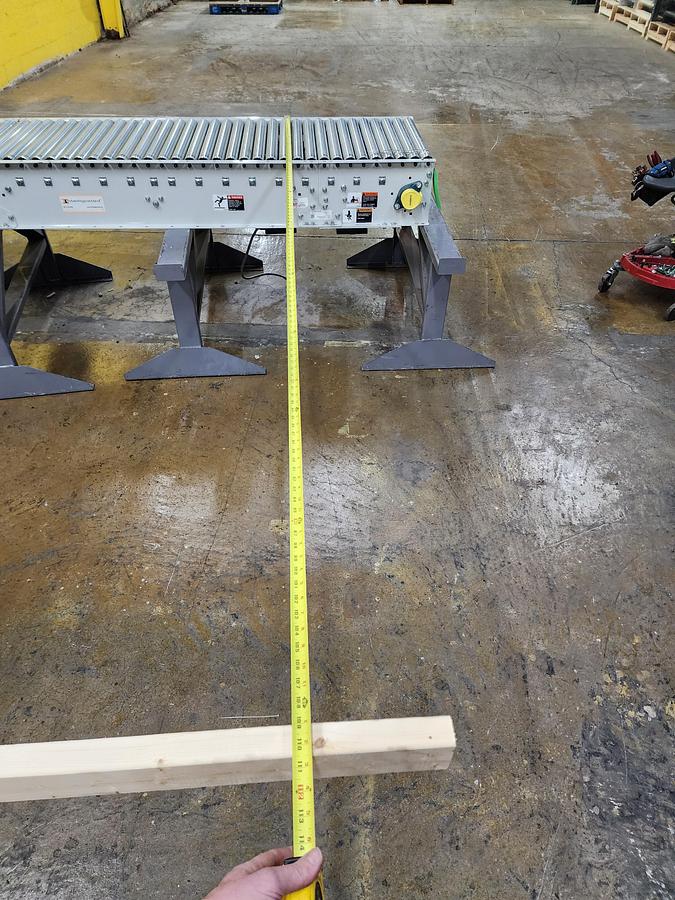 2023 Intelligrated 30.5" x 90 Degree Curve Roller V Belt Conveyor (#380)