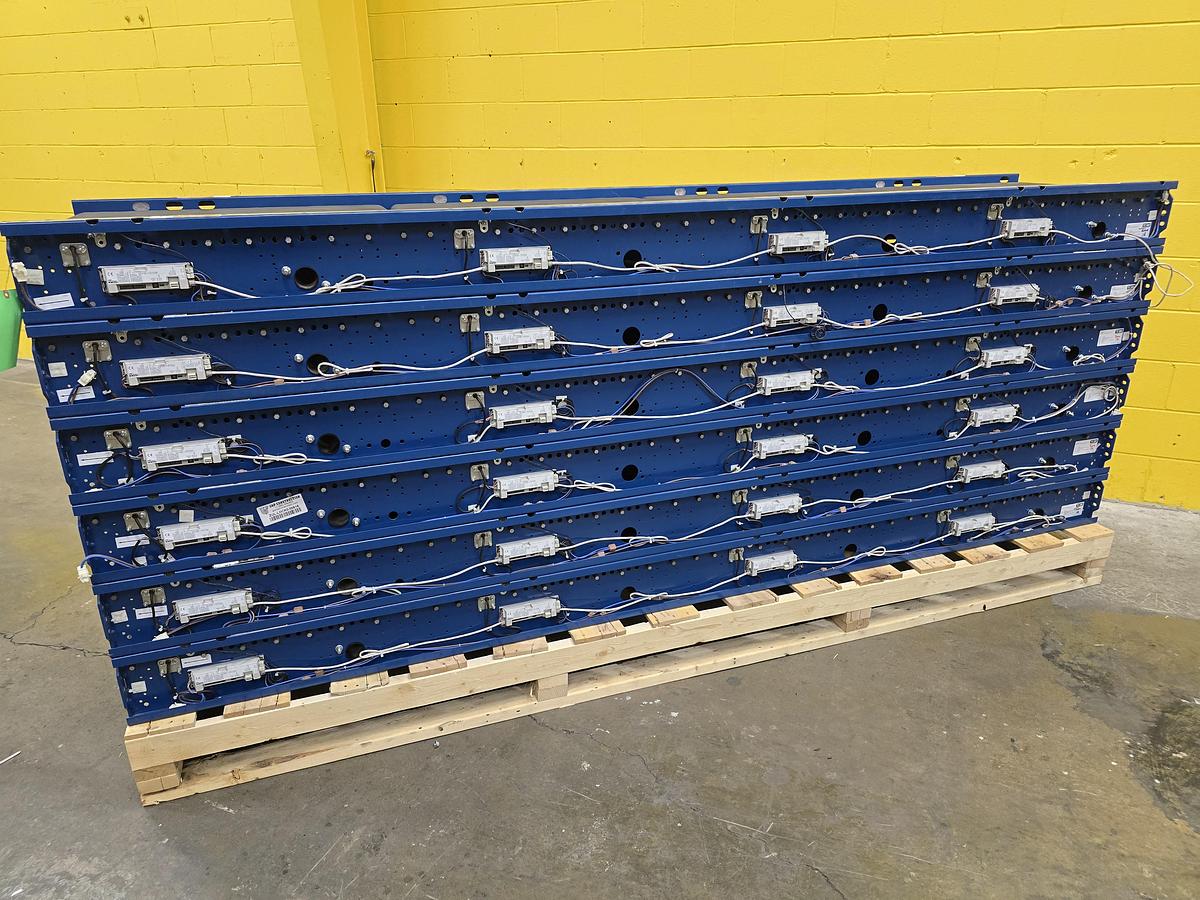 Used MHS TGW Itoh Denki 22" MDR Zero Pressure Accumulation Belted Roller Conveyor (#406A)