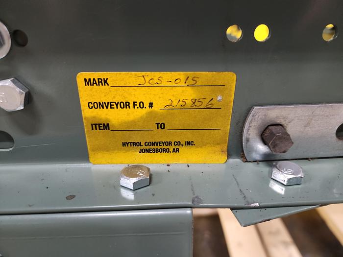 Used Hytrol ABLR Roller Bed Conveyor Merge Table (#220)