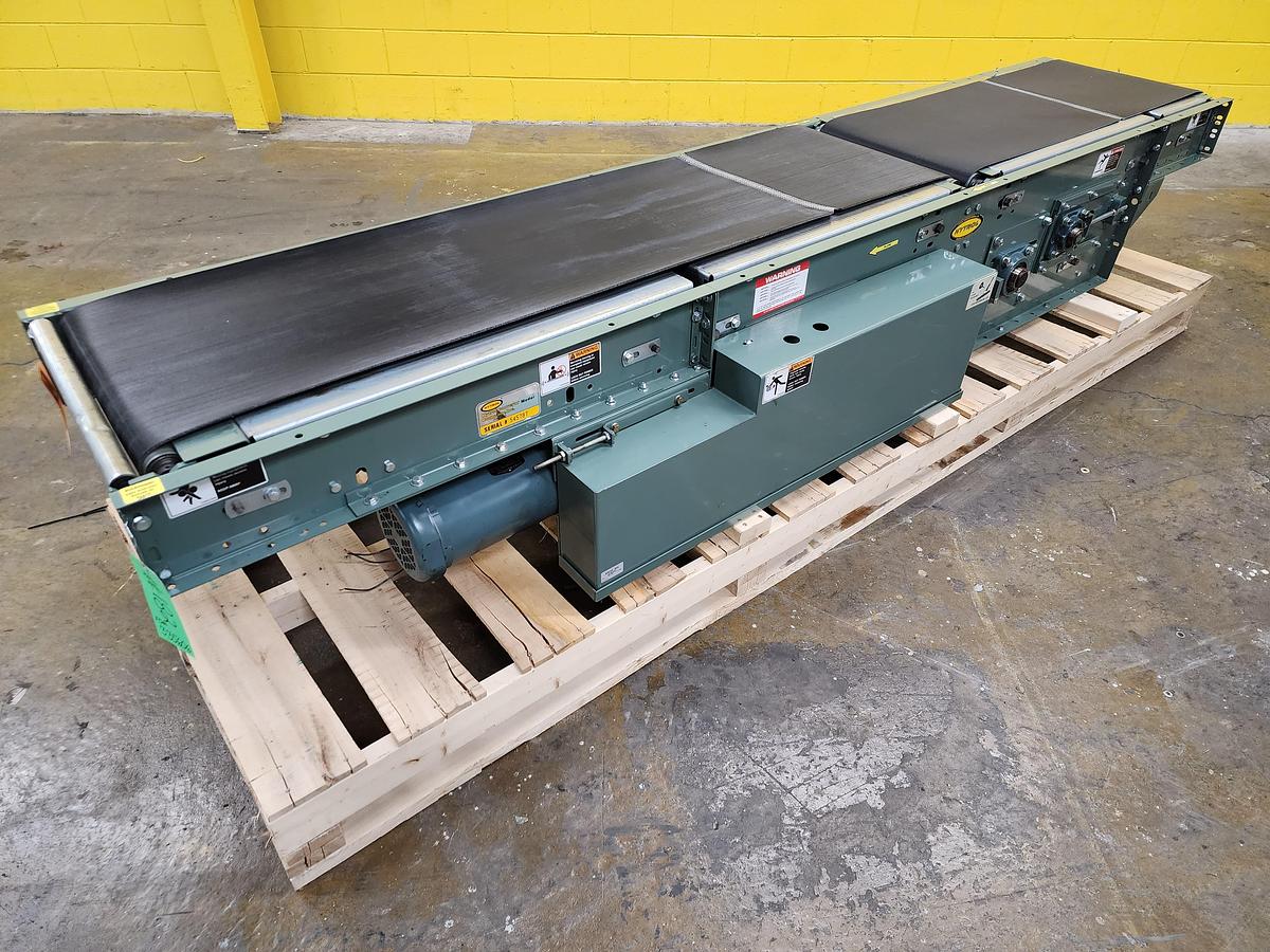 Used Hytrol Gapper Belt Conveyor 24" x 10' (#182)
