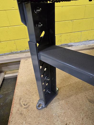 Used Transnorm 63 Degree Belted Curve Conveyor TS1500/140 V2 27" Belt, 67" IR (#402)