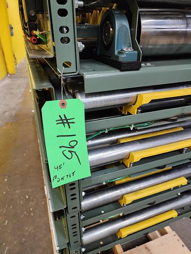 Used Hytrol ABEZ Zero Pressure Accumulation Roller Conveyor 24" x 45' (#195)