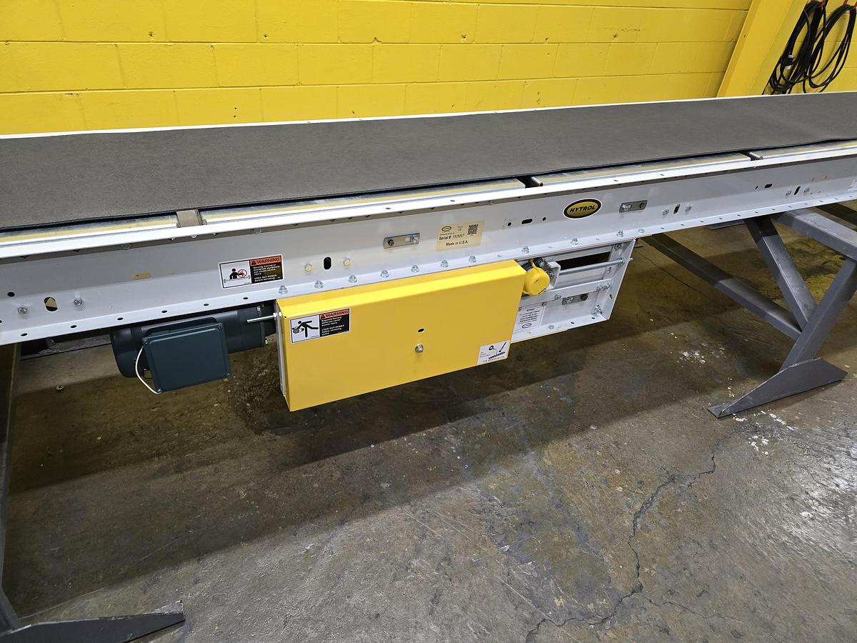Used Hytrol Slider Bed Belt Conveyor 24" x 66' (#470)