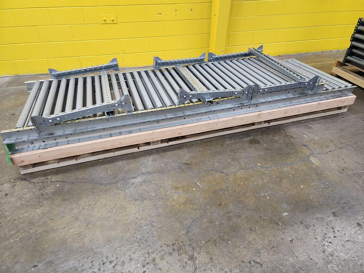 Used 36.5" x 18'9" Gravity Roller Conveyor Centers (#87)