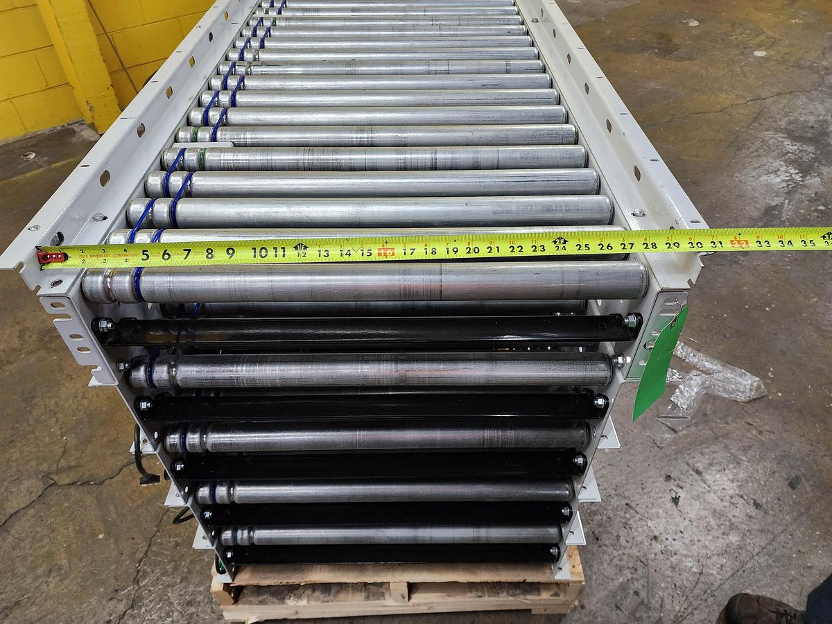 Used Hytrol 190E24EZ E24 Zero Pressure Roller Conveyor 30" x 40' (#676)