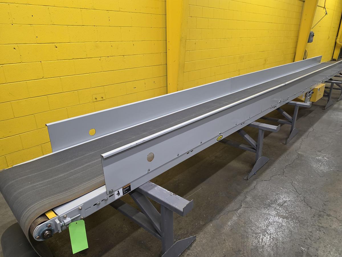 Used Hytrol TA Slider Bed Belt Conveyor 30" x 99' (#641)