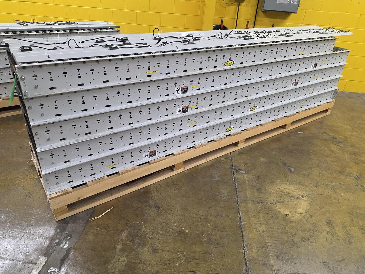 Used Hytrol 190E24EZ E24 Zero Pressure Roller Conveyor 30" x 58'6" (#686)