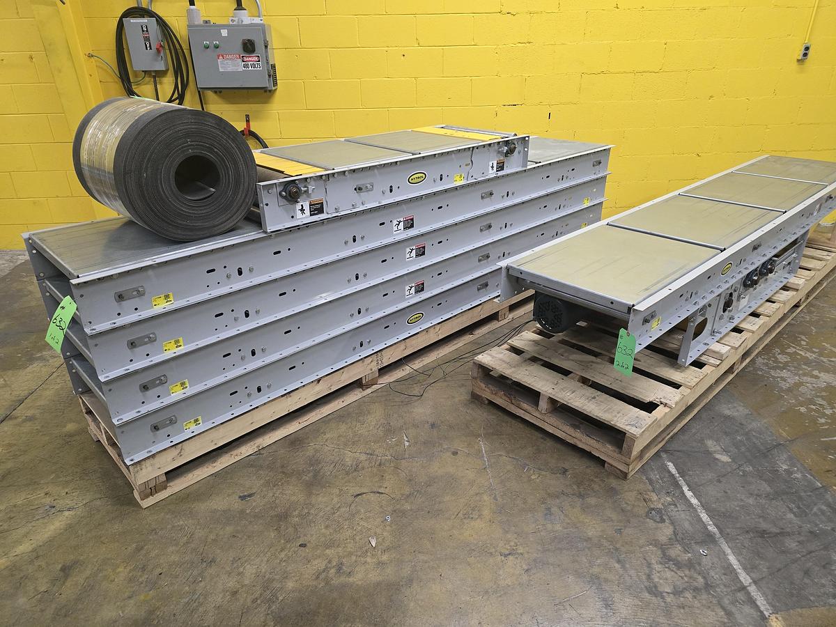 Used Hytrol Slider Bed Belt Conveyor 24" x 55' (#632)