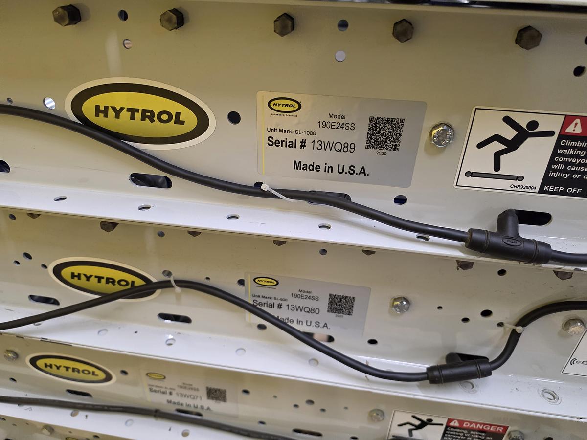 Used 2020 Hytrol PROSORT MRT 30" X 100' Narrow Belt Sortation Conveyor with 7 Diverts & Spurs (#660)