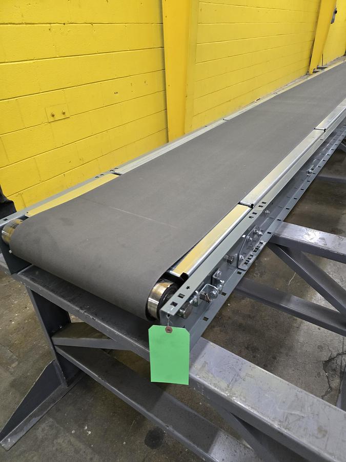 Used Intelligrated Slider Bed Belt Conveyor 24" x 24' (#486)