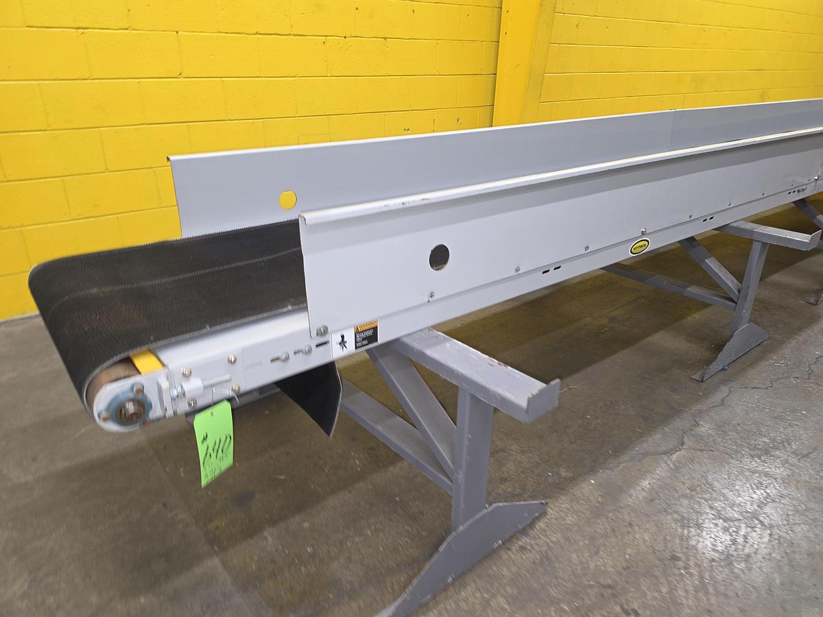 Used Hytrol TA Slider Bed Belt Conveyor 30" x 98'6" (#640)