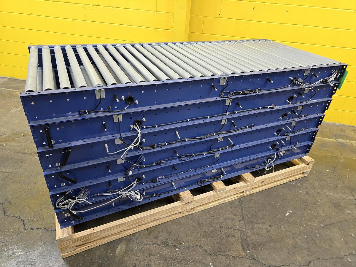 Used MHS Itoh Denki 37.5" x 37.5' MDR Zero Pressure Accumulation Roller Conveyor (#278)