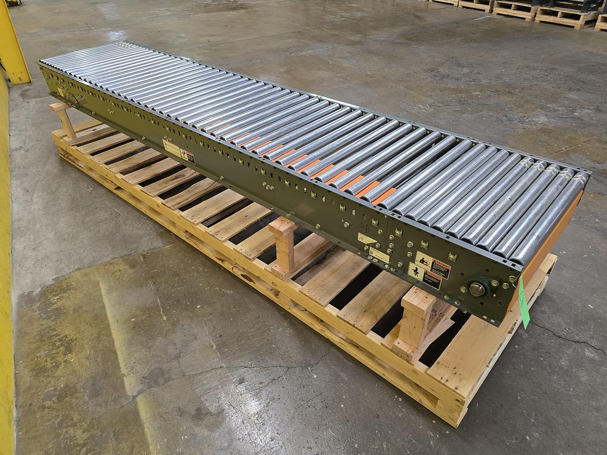 2018 Intelligrated 30.5"w x 12' Live Roller V-Belt Conveyor (527)