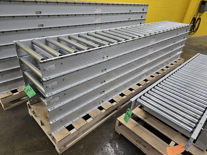 Used 2022 Intelligrated 24.5" x 154'10" Roller Bed Belt Conveyor (#341)