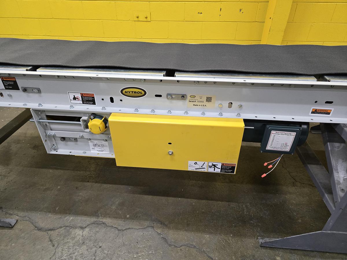 Used Hytrol Slider Bed Belt Conveyor 24" x 14' (#473)