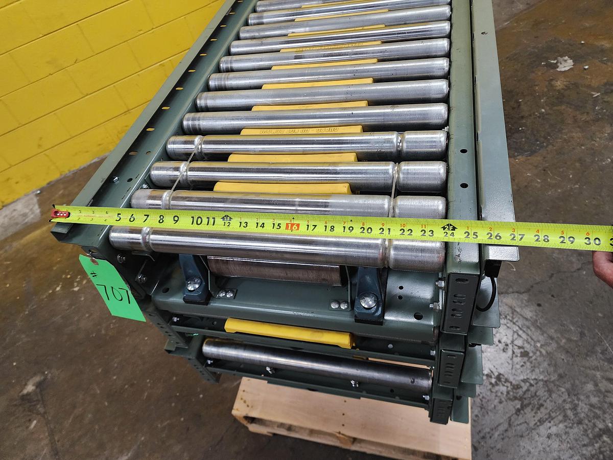 Used Hytrol ABEZ Zero Pressure Accumulation Roller Conveyor 24" x 30' (#707)