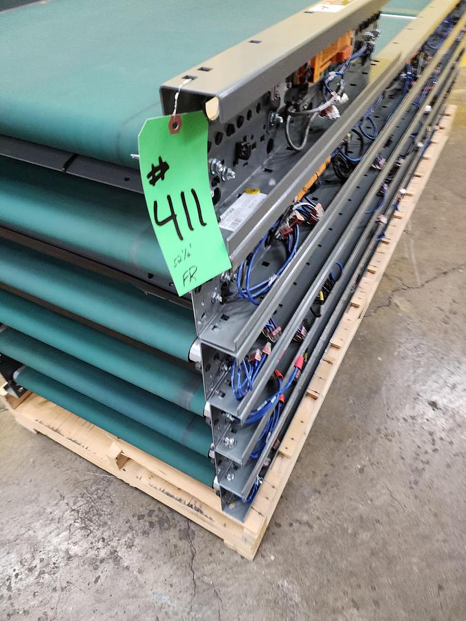 Used Intelligrated MDR 28" Belted Zone Zero Pressure Accumulation Conveyor 52.5' (#411)