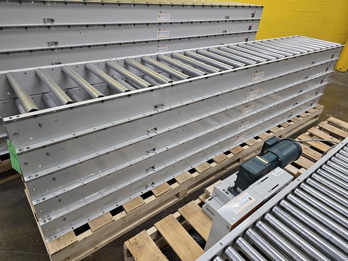 Used 2022 Intelligrated 24.5" x 154'10" Roller Bed Belt Conveyor (#340)