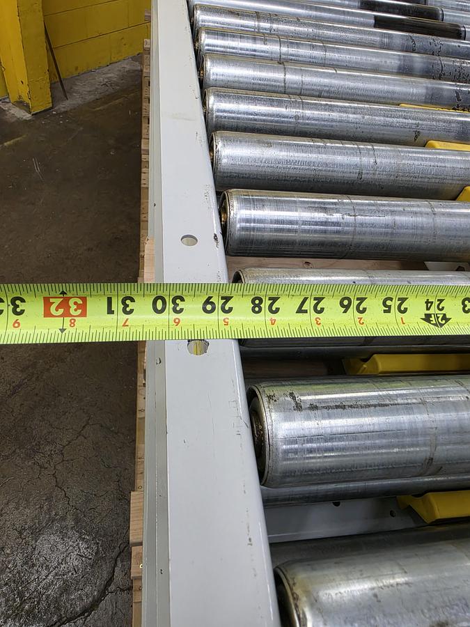 Used Hytrol ABLR Live Roller Conveyor 30" x 48' (#673)