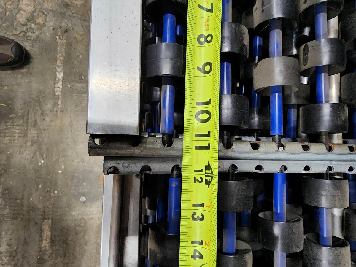 Used Span Track Carton Flow Conveyor 9.5" x 72" Lot of 4