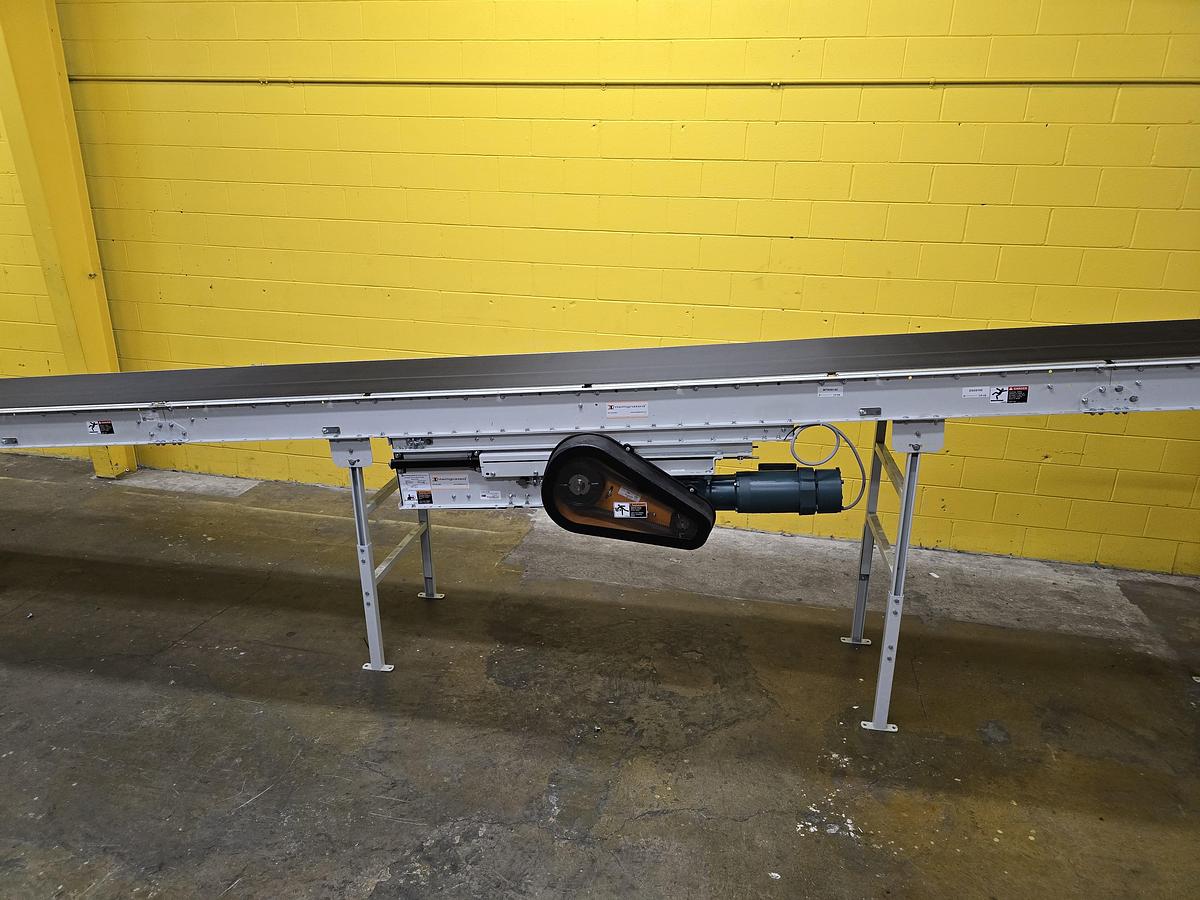 Used Intelligrated Roller Bed Incline / Decline Belt Conveyor 30.5" x 39'4" (#346)
