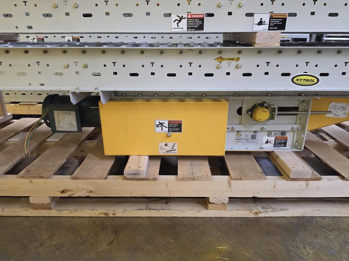 Used Hytrol ABLR Live Roller Conveyor 30" x 88' (#675)