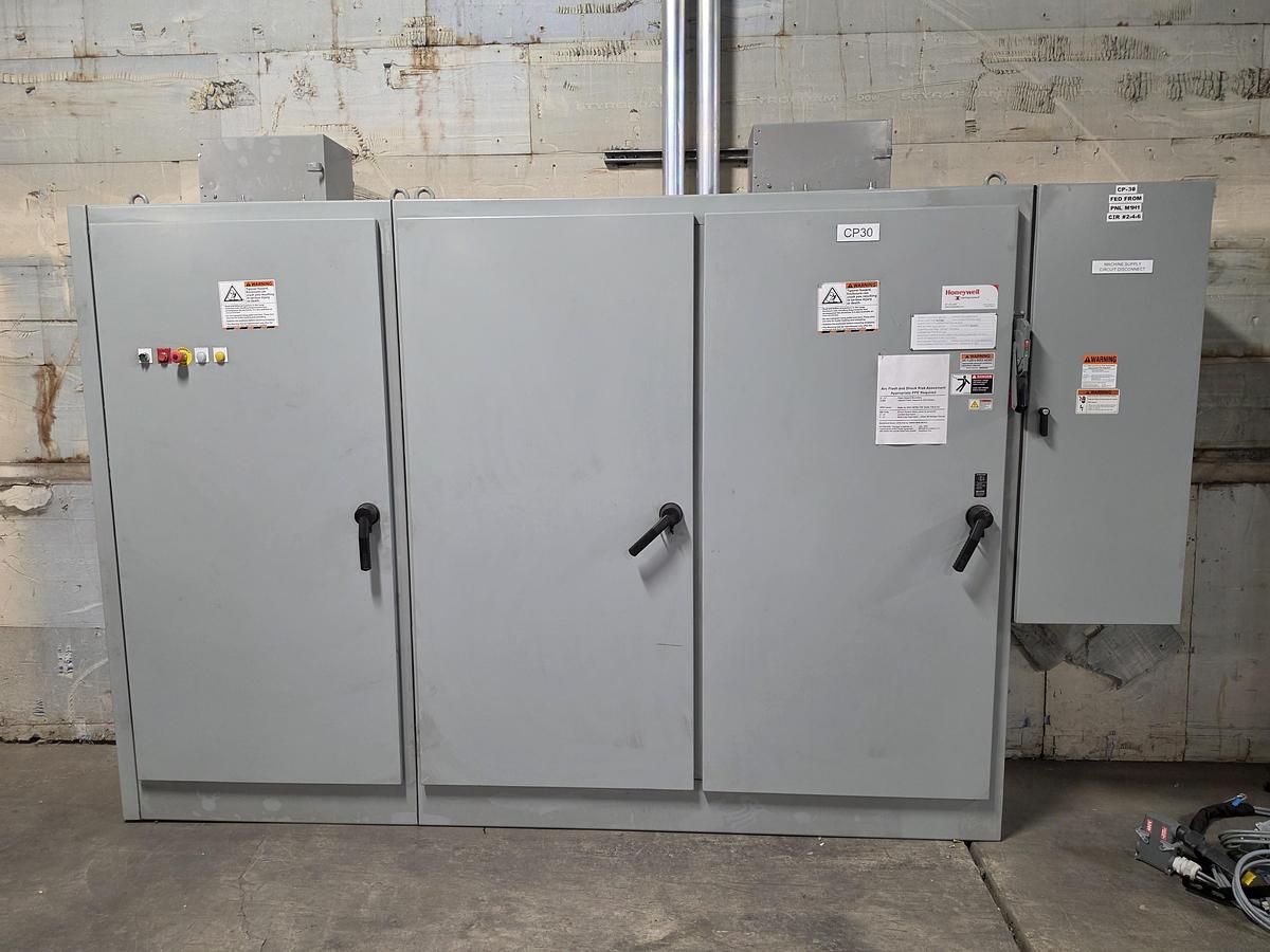 Used Hoffman 300 AMP 3 Door Electrical Panel (#716)