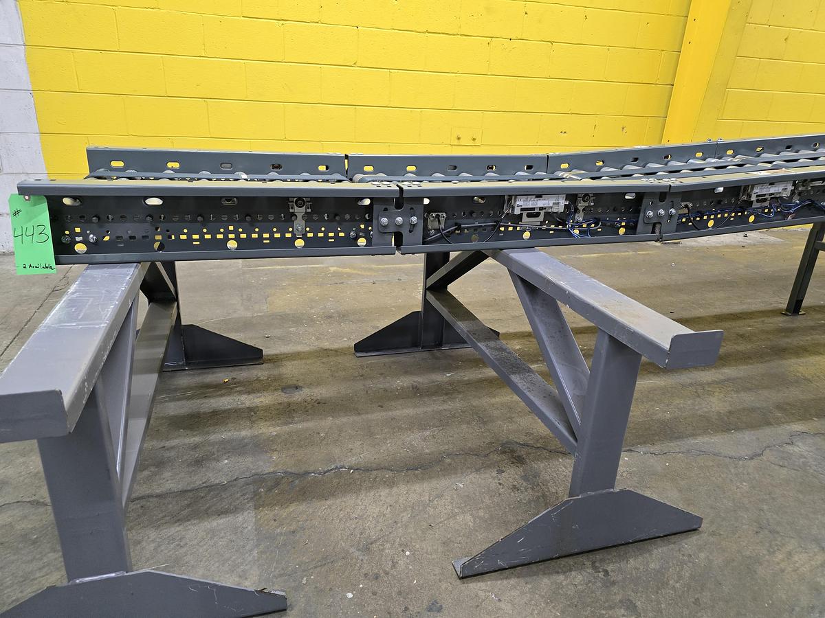 Used Intelligrated 22" x 45' MDR Belted Zero Pressure Incline Conveyor (#443)