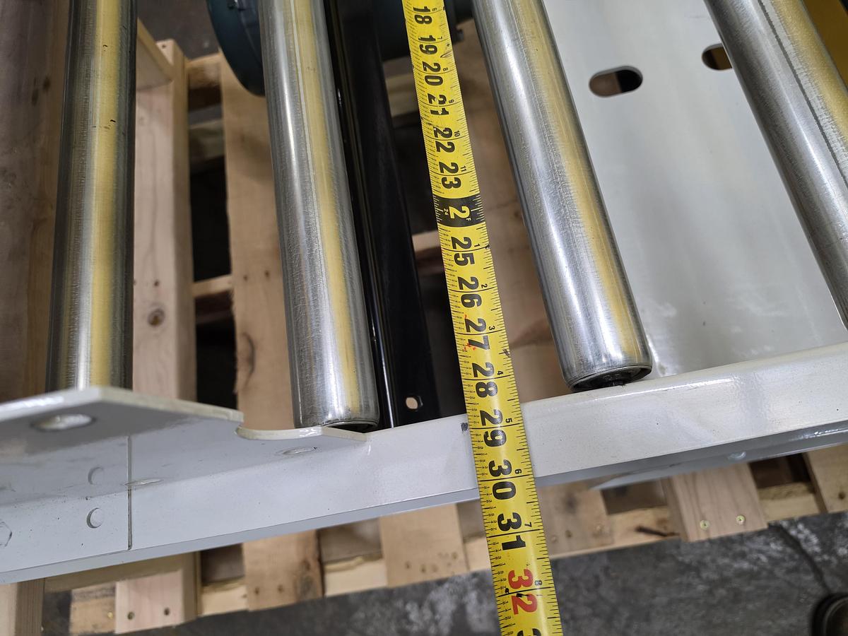 Used Hytrol Roller Bed Belt Conveyor 30" x 79' (#655)