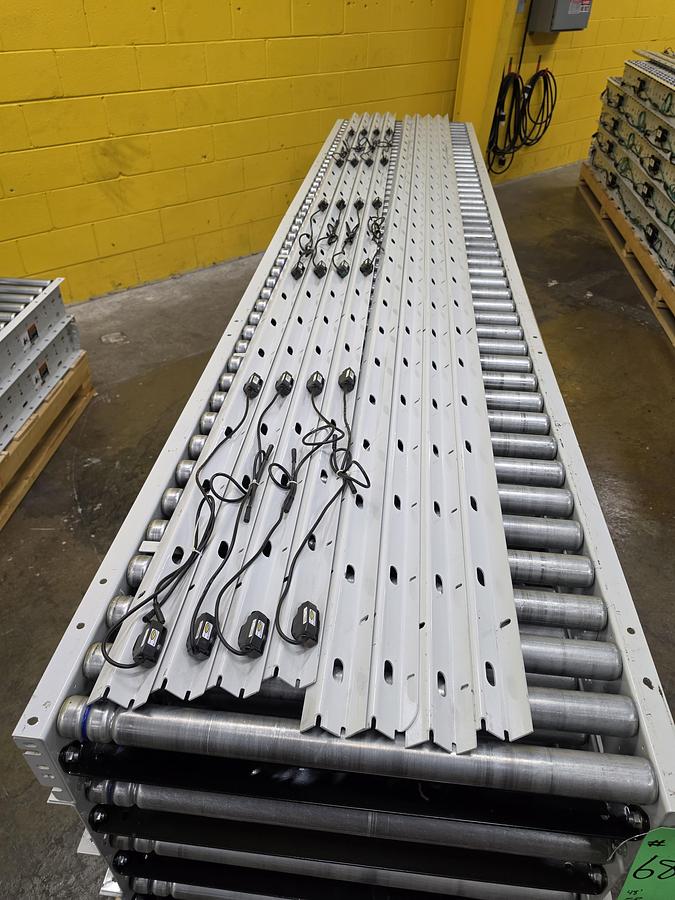 Used Hytrol 190E24EZ E24 Zero Pressure Roller Conveyor 30" x 48' (#685)