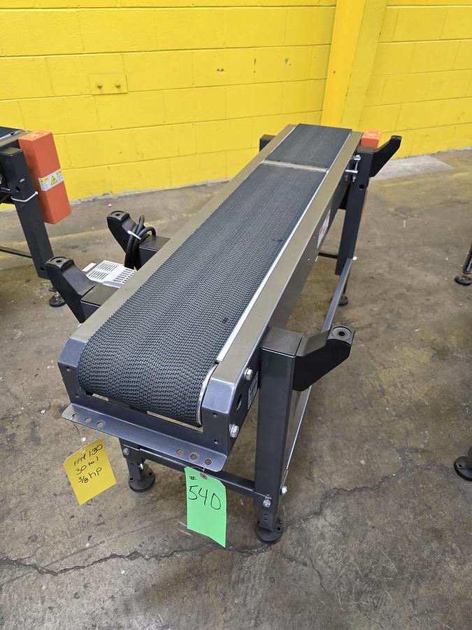 Used Signode Slider Bed Belt Conveyor 12" x 5' (#540)