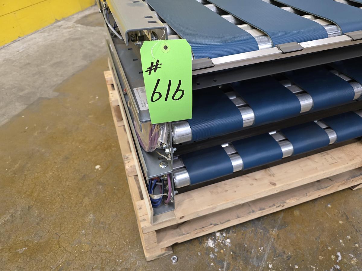 Used Intelligrated 33" x 36" MDR Belted Zero Pressure Accumulation Conveyor (#616)