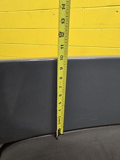 Used Transnorm 63 Degree Belted Curve Conveyor TS1500/140 V2 27" Belt, 67" IR (#402)
