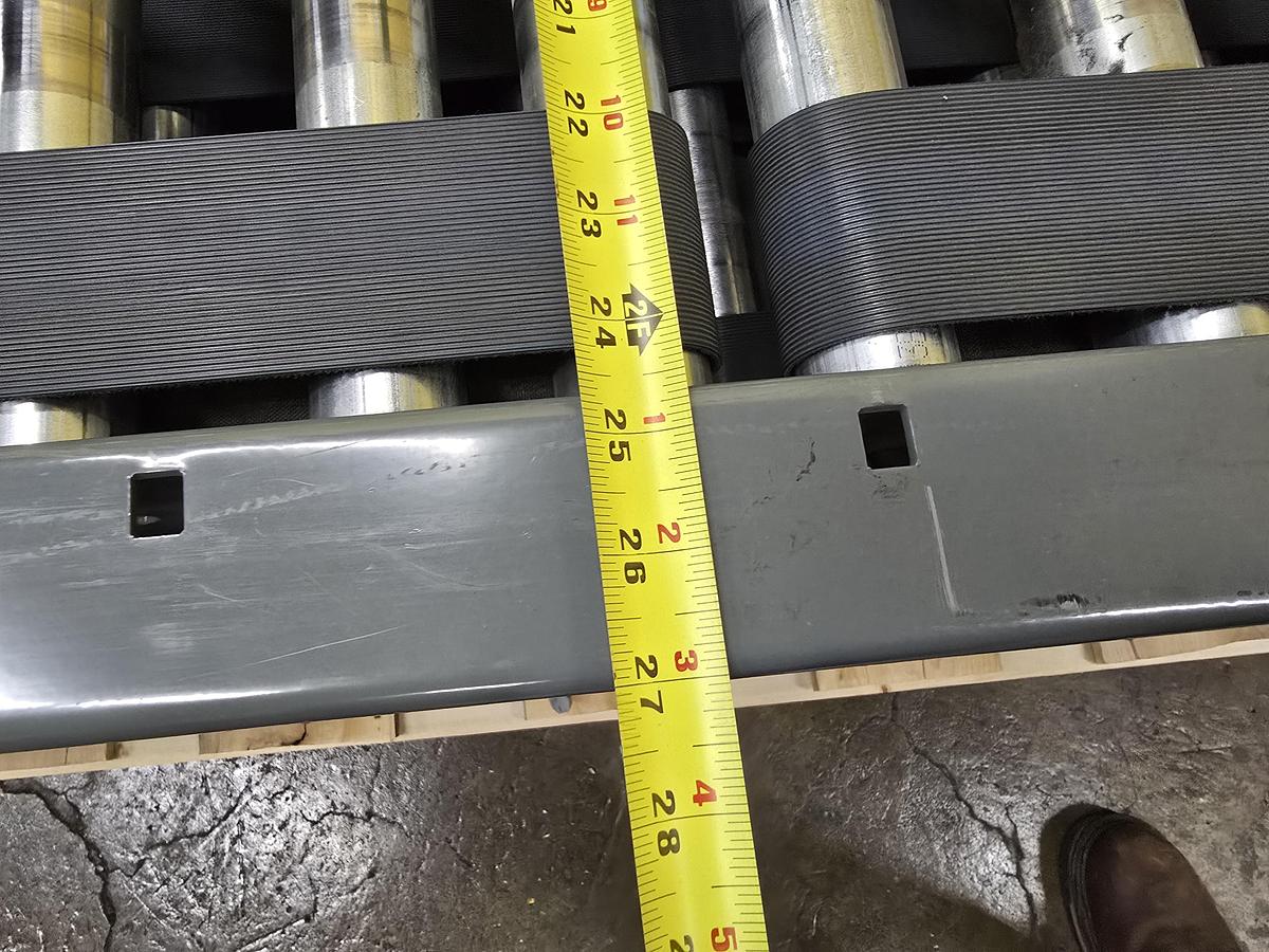 Used Intelligrated MDR Zero Pressure Accumulation Belted Zone Conveyor 22" x 25' (#413)