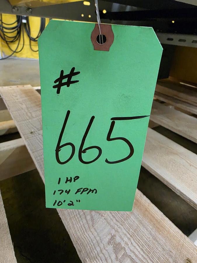 Used Hytrol Slider Bed Belt Conveyor 30" x 10'2" (#665)
