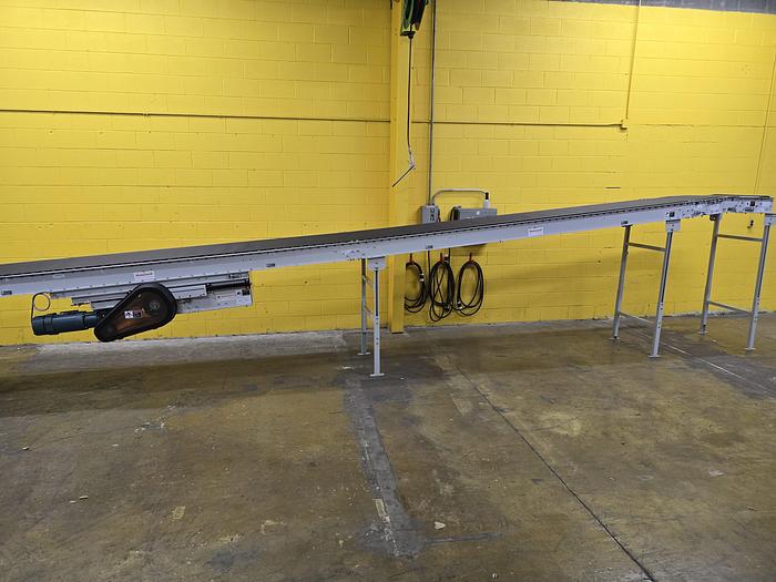 Used Intelligrated Roller Bed Incline / Decline Belt Conveyor 30.5" x 45'5" (#358)