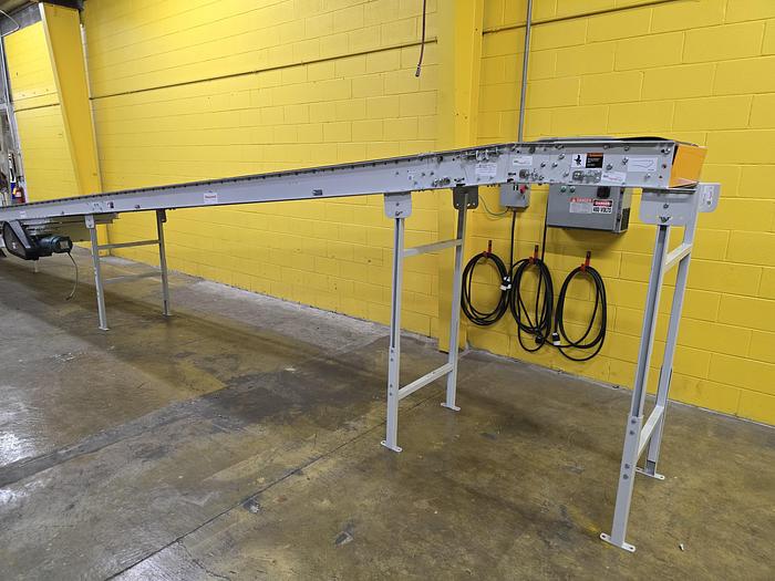 Used Intelligrated Roller Bed Incline / Decline Belt Conveyor 30.5" x 39'11.5" (#361)