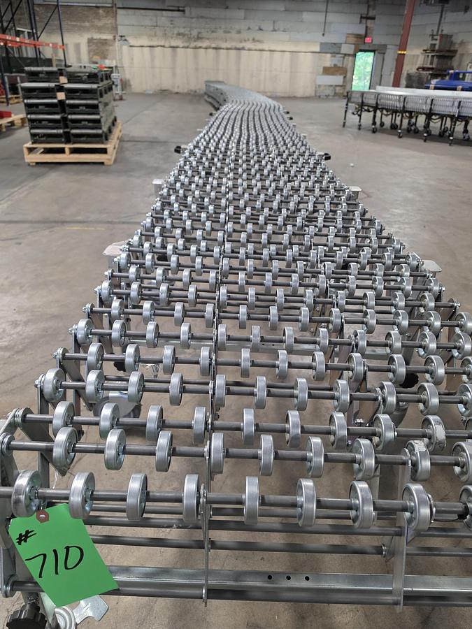 Used Roach Flexible Conveyor 30"x40' Live Roller (#709)