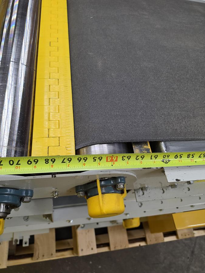 Used Hytrol RBI Roller Bed Incline/Decline Belt Conveyor 30" x 23'7" (#651)