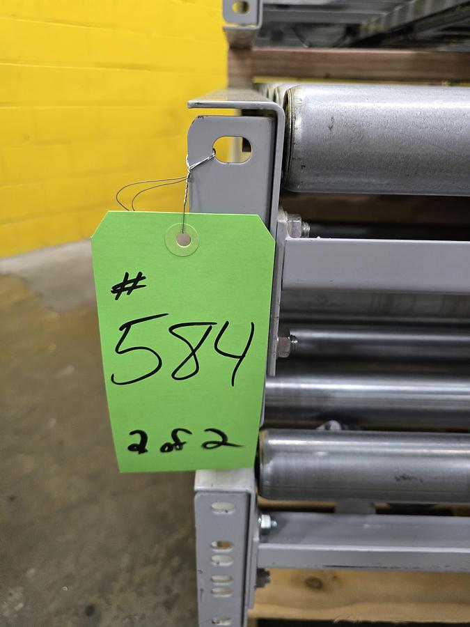 Used Hytrol ABEZ Zero Pressure Accumulation Roller Conveyor 42" x 99' (#584)