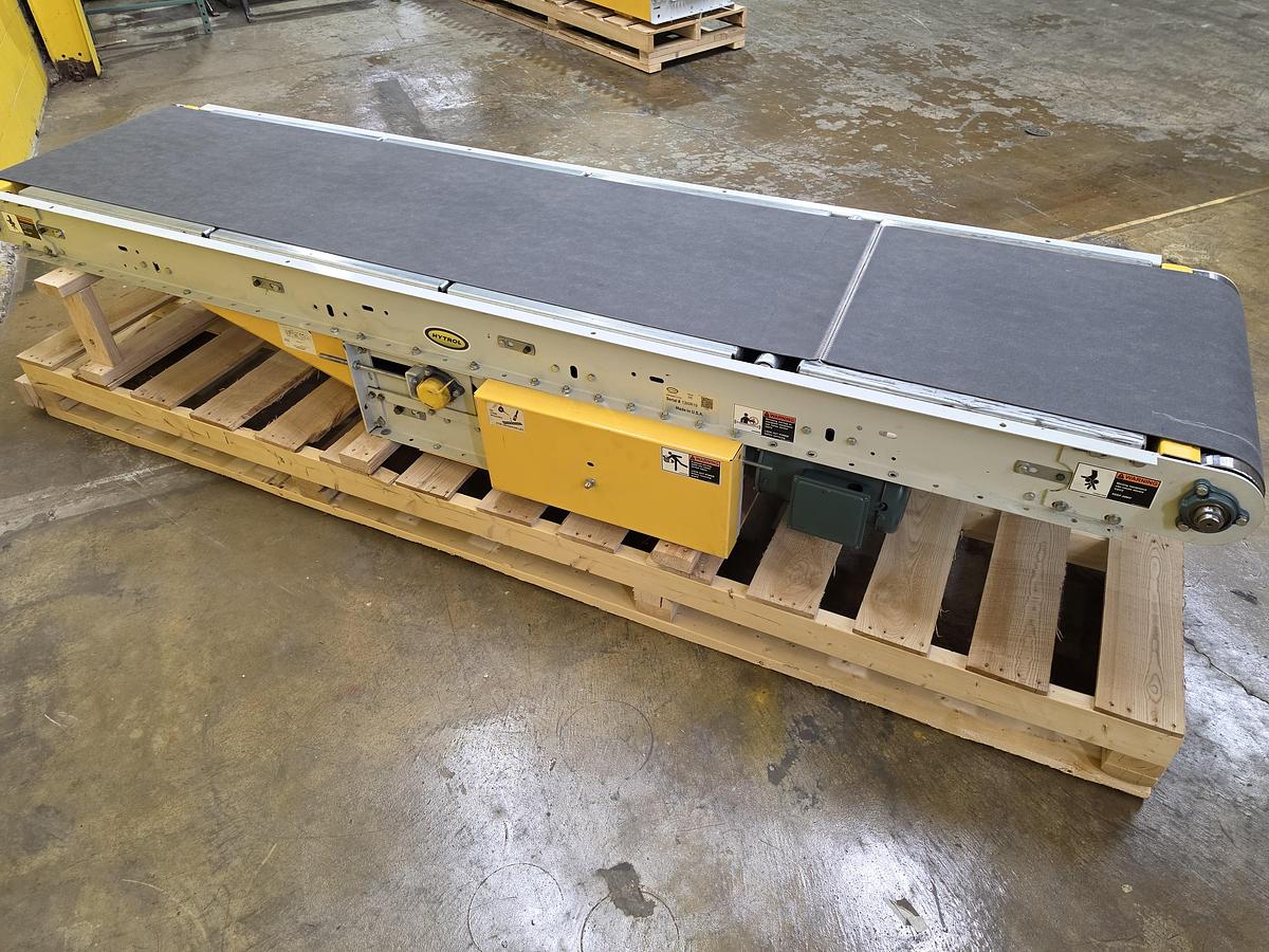 Used Hytrol Slider Bed Belt Conveyor 30" x 10'2" (#665)