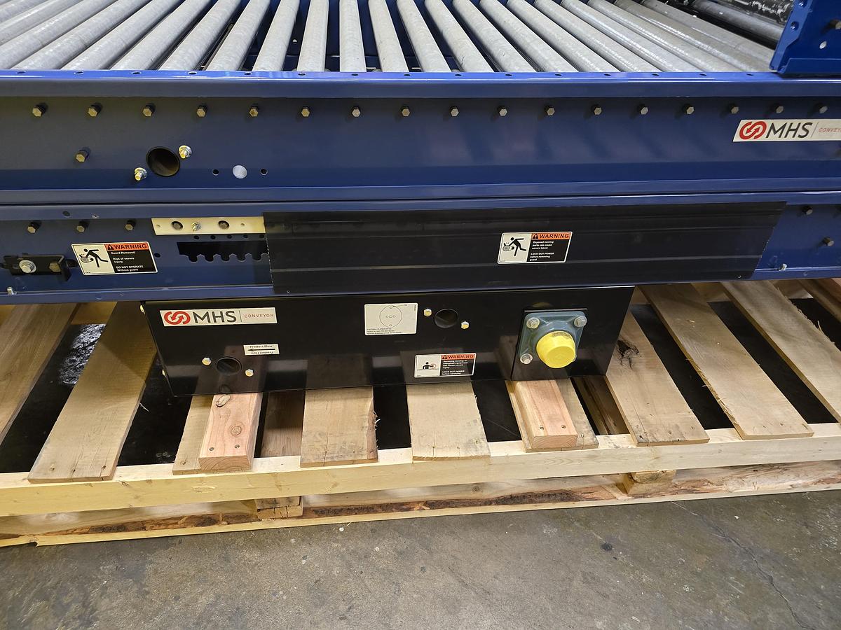 Used MHS 37.5" x 27'3" Roller Bed Conveyor (#545)